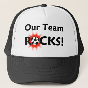"Our Team Rocks" Soccer Hat