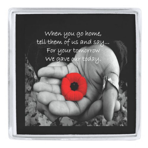 Our Today Remembrance Day Lapel Pin