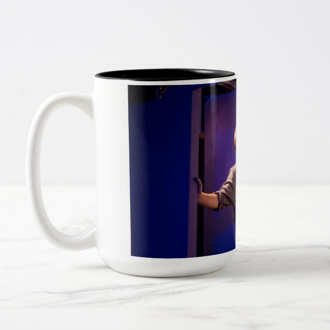 Our Town 1  Two-Tone Coffee Mug (Left)