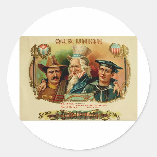Our Union Cigar Box Label   (L1) (Front)
