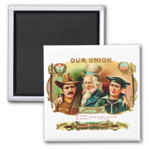 Our Union Vintage Cigar Box Label Magnet