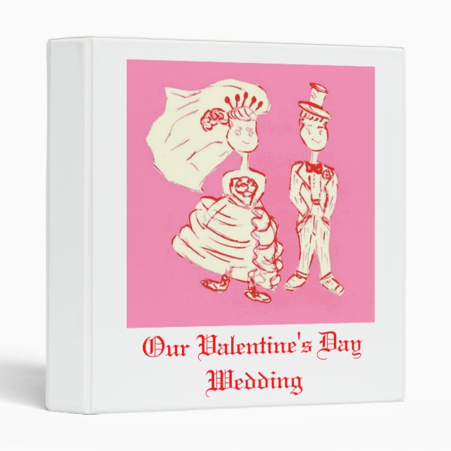 Our Valentine's Day We... 3 Ring Binder (Front/Spine)