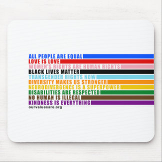 Our Values Are Mouse Pad