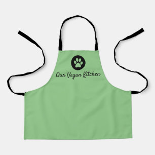 Our Vegan Kitchen Child's Green Apron
