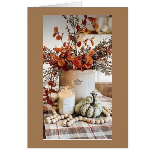 "OUR VERY 1st FALL/AUTUMN TOGETHER" Cards (Front)