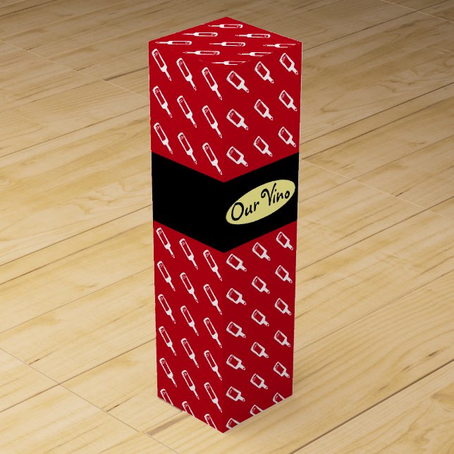 Our Vino Wine Box by RoseWrites (Front)