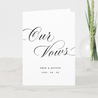 Our Vows Book Announcement