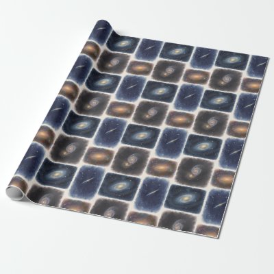 Our Watercolor Universe Wrapping Paper