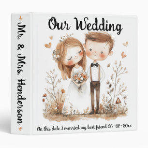 Our Wedding 3 Ring Binder