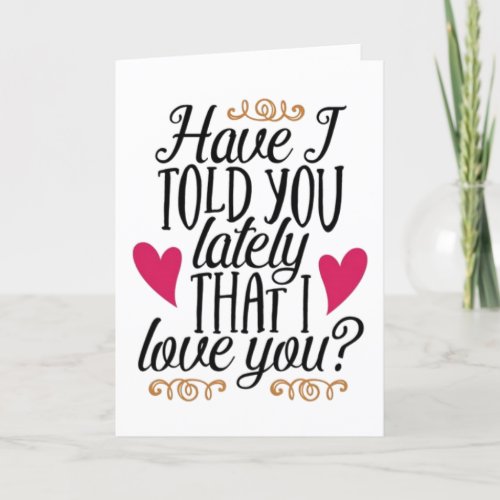 OUR WEDDING ANNIVERSARYI LOVE YOU CARD