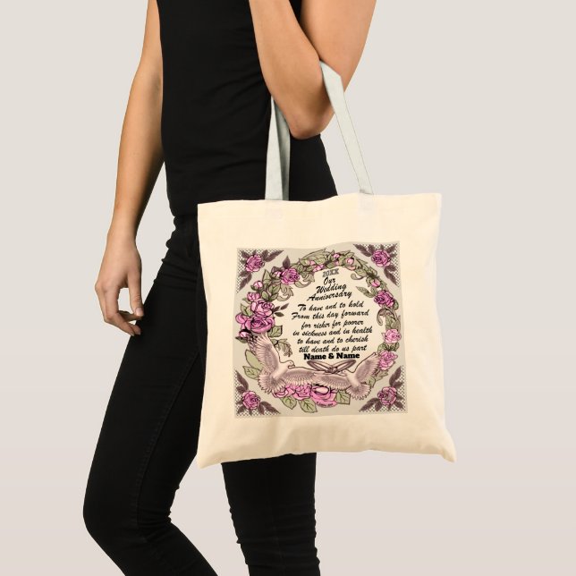 Our Wedding Anniversary  tote bag (Front (Product))