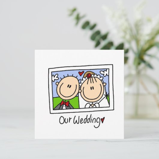 Our Wedding Bride and Groom T-shirts and Gifts (Standing Front)