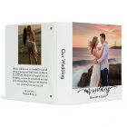 Our Wedding Custom Photo Binder | Personalized
