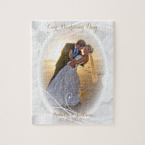 Our Wedding Day  Anniversary _ DIY Photo Jigsaw Puzzle