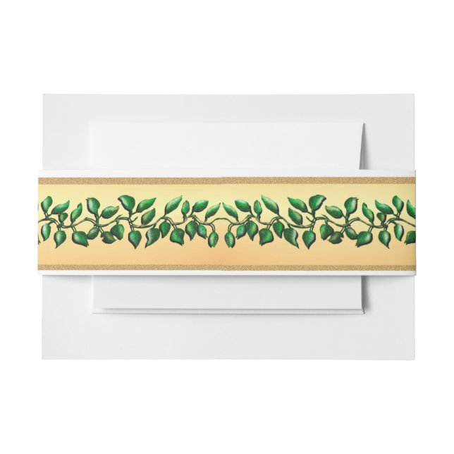 Our Wedding Day Bliss Belly Band (Front Example)