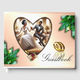 Our Wedding Day Bliss Elegant Guest Book