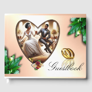 Our Wedding Day Bliss Elegant Guest Book