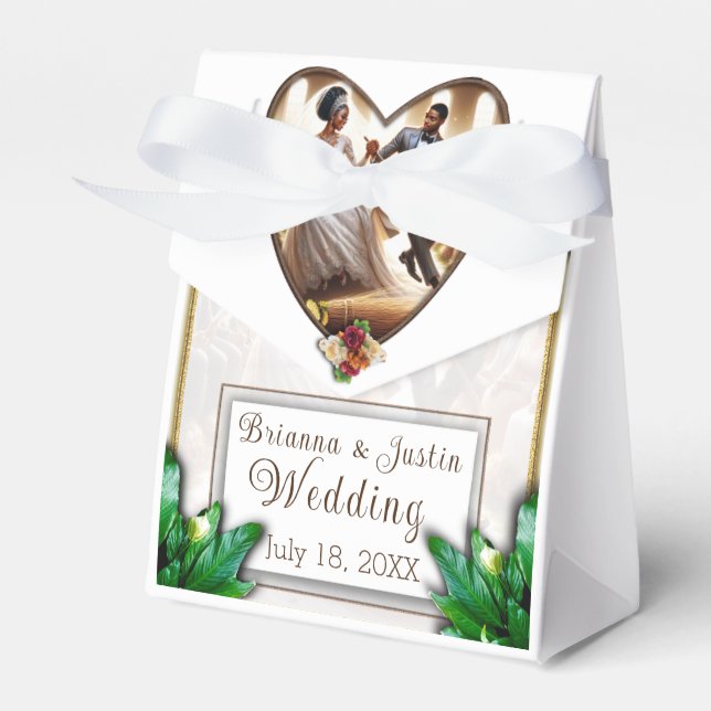 Our Wedding Day Bliss  Favor Boxes (Front Side)