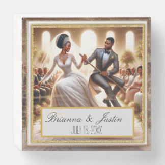 Our Wedding Day Bliss Wooden Box Sign