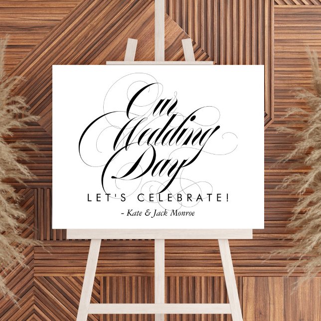 Our Wedding Day Luxe Reception Sign (Creator Uploaded)