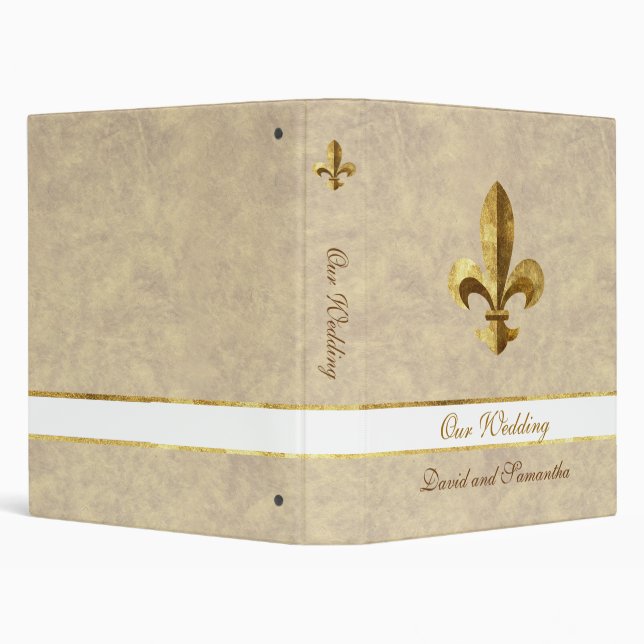 Our Wedding Fleur-de-lis Binder (Background)
