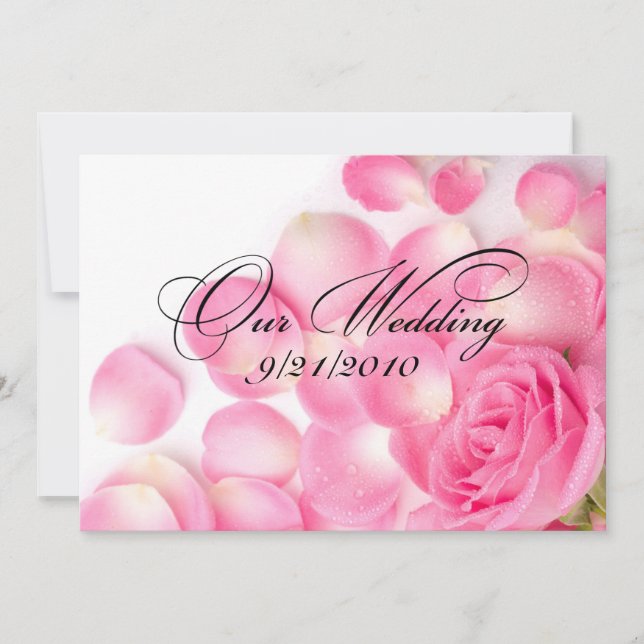 Our Wedding Invitation (Front)