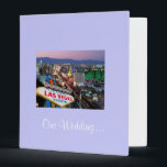 Our Wedding ... Las Vegas Photo Album 3 Ring Binder<br><div class="desc">Our Wedding ...  Las Vegas Photo Album</div>