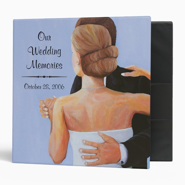 Our Wedding Memories Customizable Album Binder (Front/Inside)