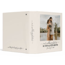 Our wedding photo album keepsake monogram