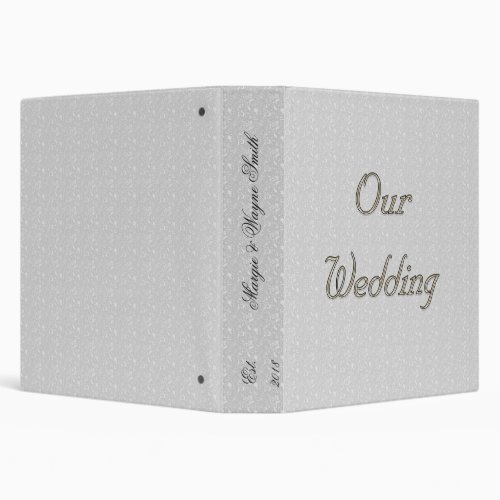 OUR WEDDING PHOTO ALBUM TEMPLATE BINDER