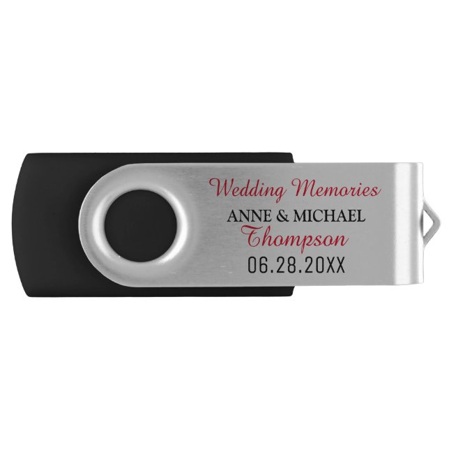 Our Wedding Photos Flash Drive (Front)
