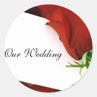 Our Wedding Sticker