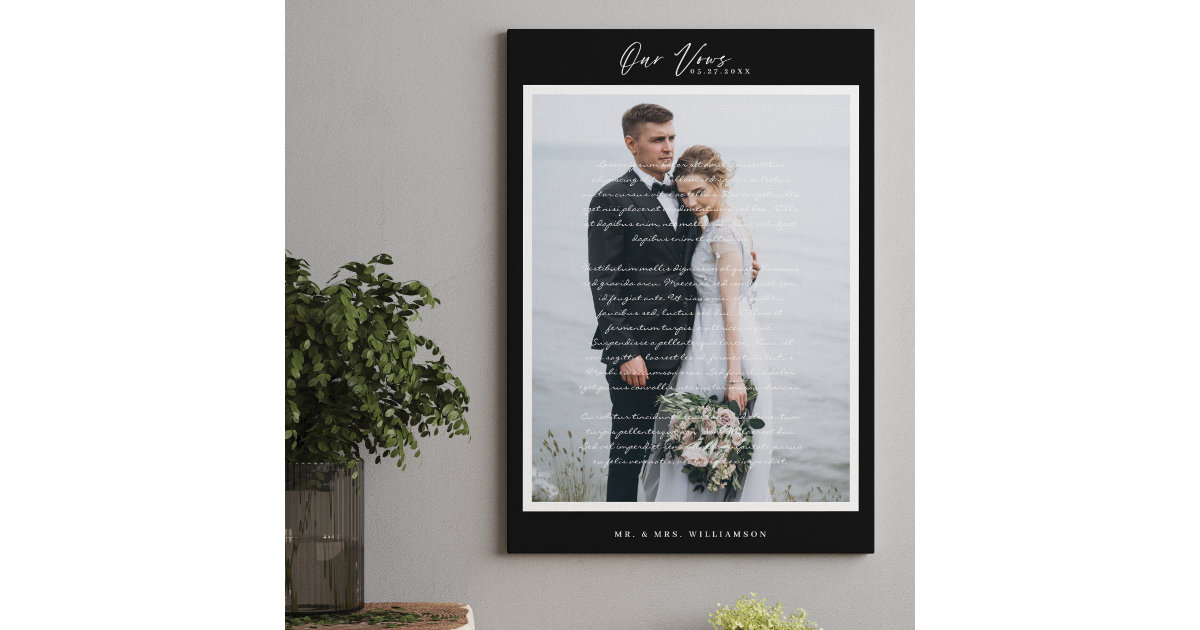 Mr Mrs Newlywed Gift Modern Couple Photo Keepsake - Moodthology Papery