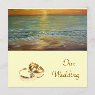 our wedding - wedding invitation