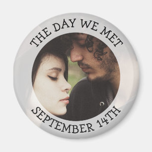 Our Weddng Date Personalized Reminder Magnet