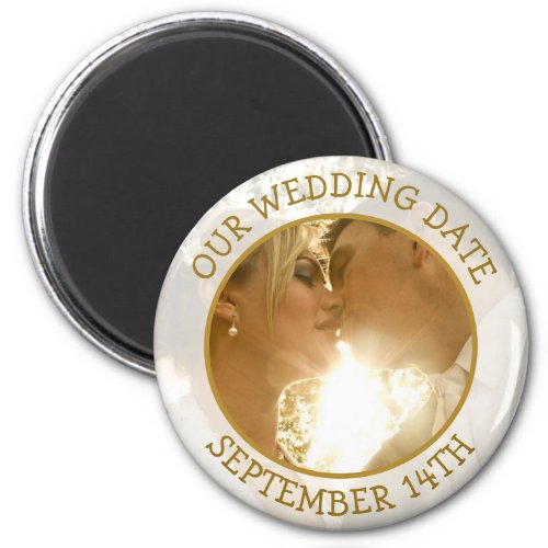 Our Weddng Date Personalized Reminder Magnet