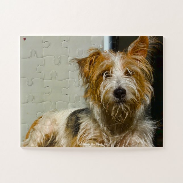 Our Westie Our Family Pet Jigsaw Puzzle (Horizontal)