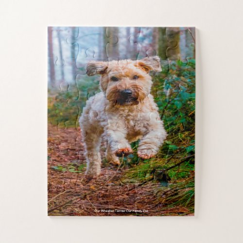 Our Wheaten Terrier Our Family Pet Jigsaw Puzzle