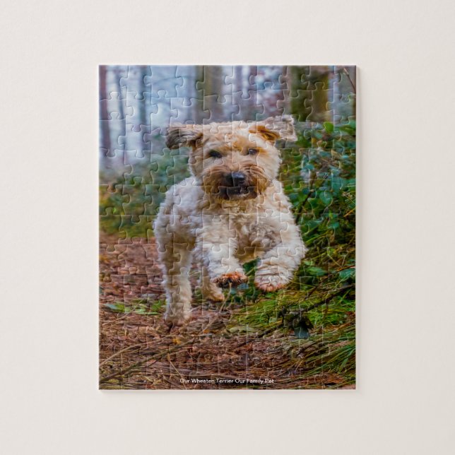 Our Wheaten Terrier Our Family Pet Jigsaw Puzzle (Vertical)