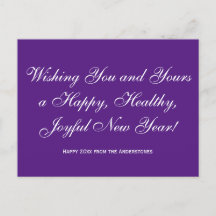 Our Wish For You Script Chic Modern Happy New Year