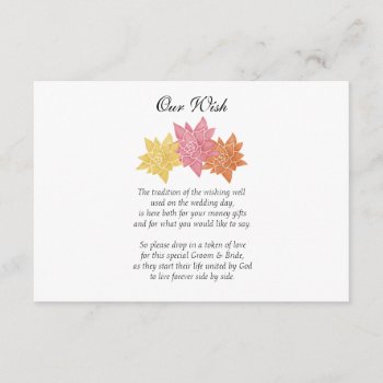'our Wish' Wedding Day Custom Invitation by visionsoflife at Zazzle