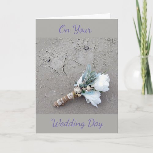 OUR WISHES FOR YOUR WEDDING CARD