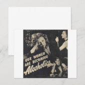 Our women are becoming alcoholics! (Front/Back)