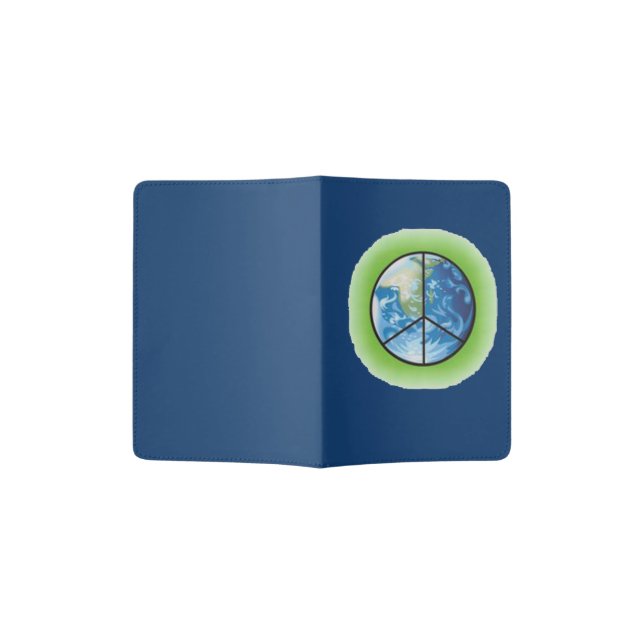 Our World  for peace Passport Holder (Opened)