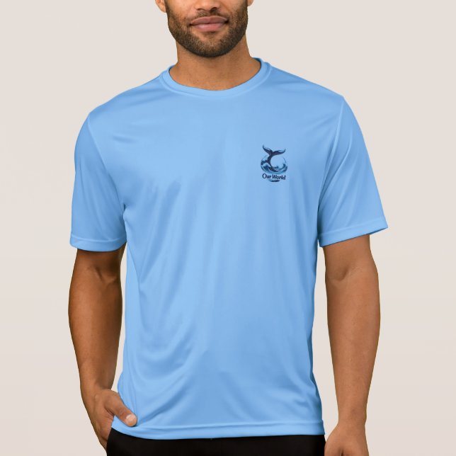 Our World Whale Tail Ocean Conservation T-Shirt (Front)