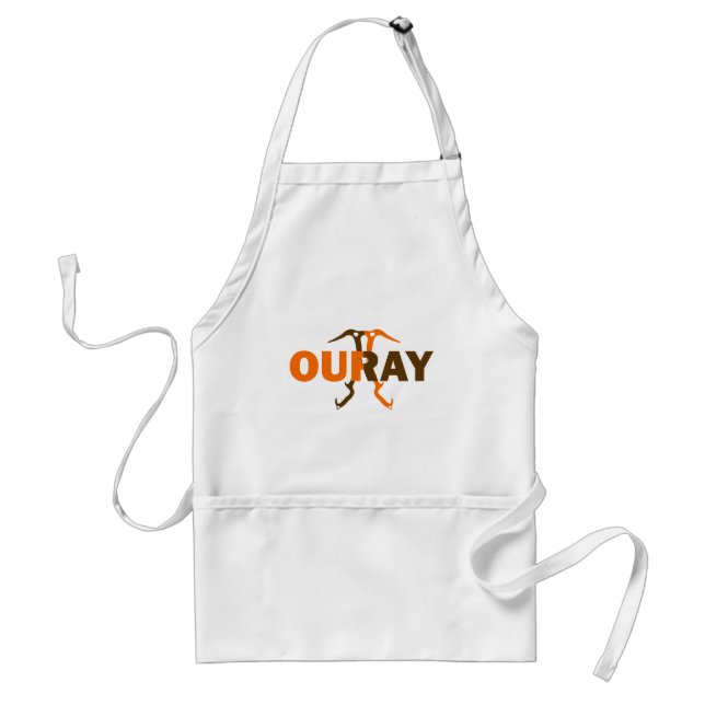 Ouray Colorado Adult Apron (Front)