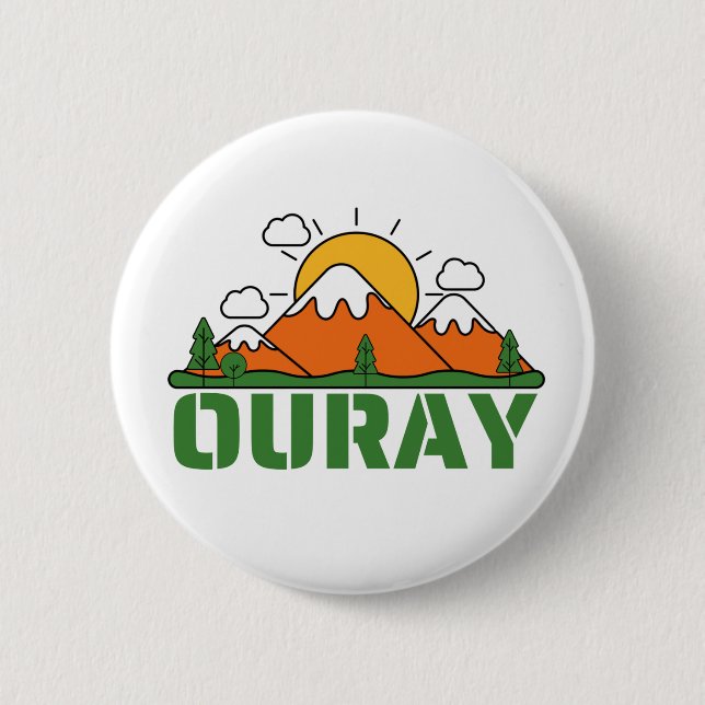 OURAY COLORADO BUTTON (Front)