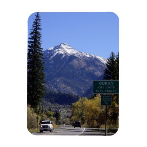 Ouray Colorado City Limits Sign Magnet