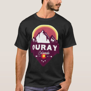 Ouray Colorado CO Rocky Mountains Hiking Skiing  T-Shirt