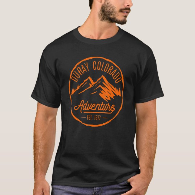 Ouray Colorado Mountains Hot Springs T-Shirt (Front)